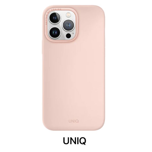 CASE IPHONE 14 PRO - HYBRID MAGCLICK CHARGING LINO HUE - PINK - UNIQ