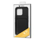 Case Mipow Card Bag TPU Leather Case For iPhone 15 Pro Max 6.7 Inch 2023 - Dark Grey - Ảnh 2