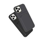 Case Mipow Card Bag TPU Leather Case For iPhone 15 Pro Max 6.7 Inch 2023 - Dark Grey - Ảnh 3