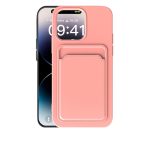 Case Mipow Card Bag TPU Leather Case For iPhone 15 Pro Max 6.7 Inch 2023 - Pink - Ảnh 3