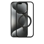 Case Mipow Magsafe Stand 2 In 1 Transparent For iPhone 15 Pro 6.1 Inch - Black - Ảnh 3