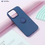 Case Mipow Ring Stand TPU Leather Case For iPhone 15 Pro Max 6.7 Inch 2023 - Black - Ảnh 4