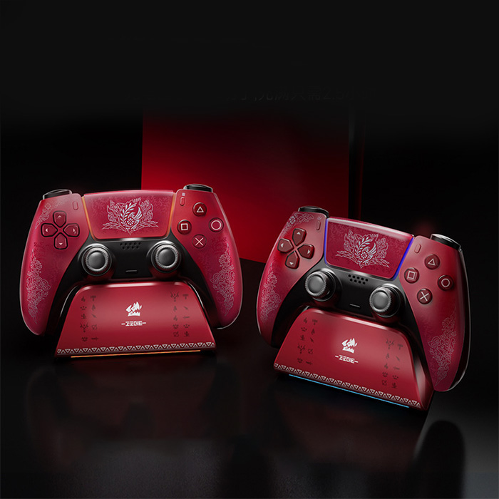 IINE - Charging Dock For PS5 Dualsense Controller - Monster Hunter Wild Edition - Ảnh 4