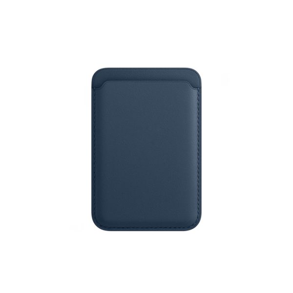 iPhone Leather Wallet with MagSafe - Indigo Blue