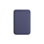 iPhone Leather Wallet with MagSafe - Purple