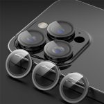 Lens Bảo Vệ Camera Dành Cho iPhone 15 Pro/15 Pro Max Mipow Kingbull TitanShield - Blue Titanium - Ảnh 3