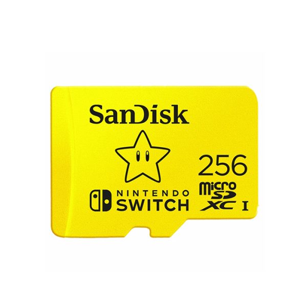 SanDisk Micro SD Card SDXC for Nintendo Switch/Switch Lite/Switch OLED - 256GB