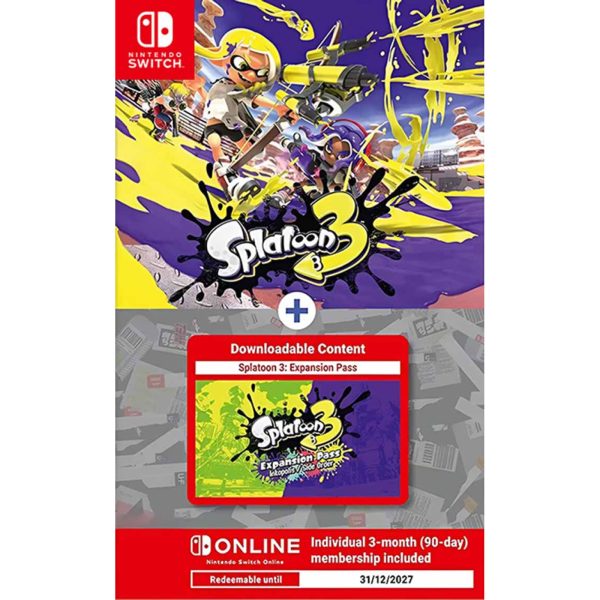 Game SPLATOON 3 + EXPANSION BUNDLE  - Nintendo Switch