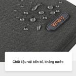 Túi chống sốc Wiwu Pilot Sleeve cho Macbook Pro 16" - Black - Ảnh 5