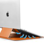 Túi chống sốc Wiwu Skin Pro Portable Stand Sleeve cho Macbook Pro 15.4" - Black - Ảnh 4