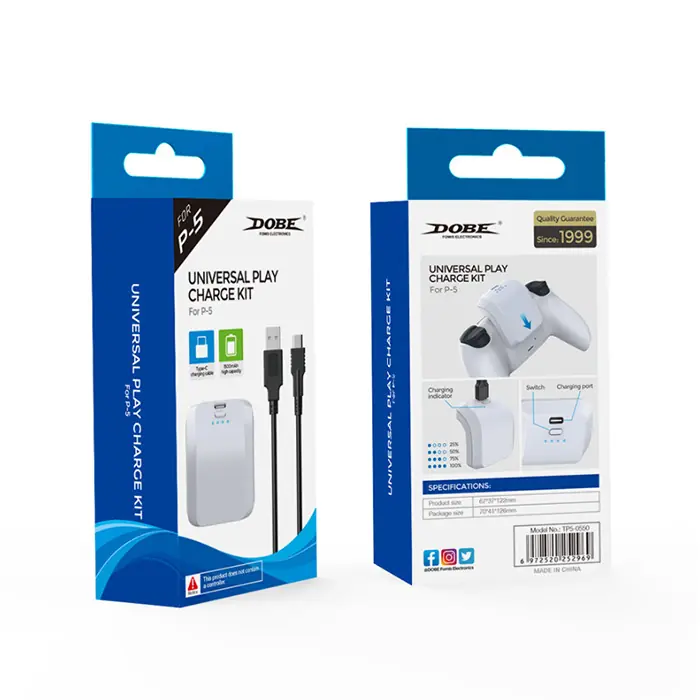 DOBE BATTERY PACK FOR PS5 DUALSENSE 1500mAh 45
