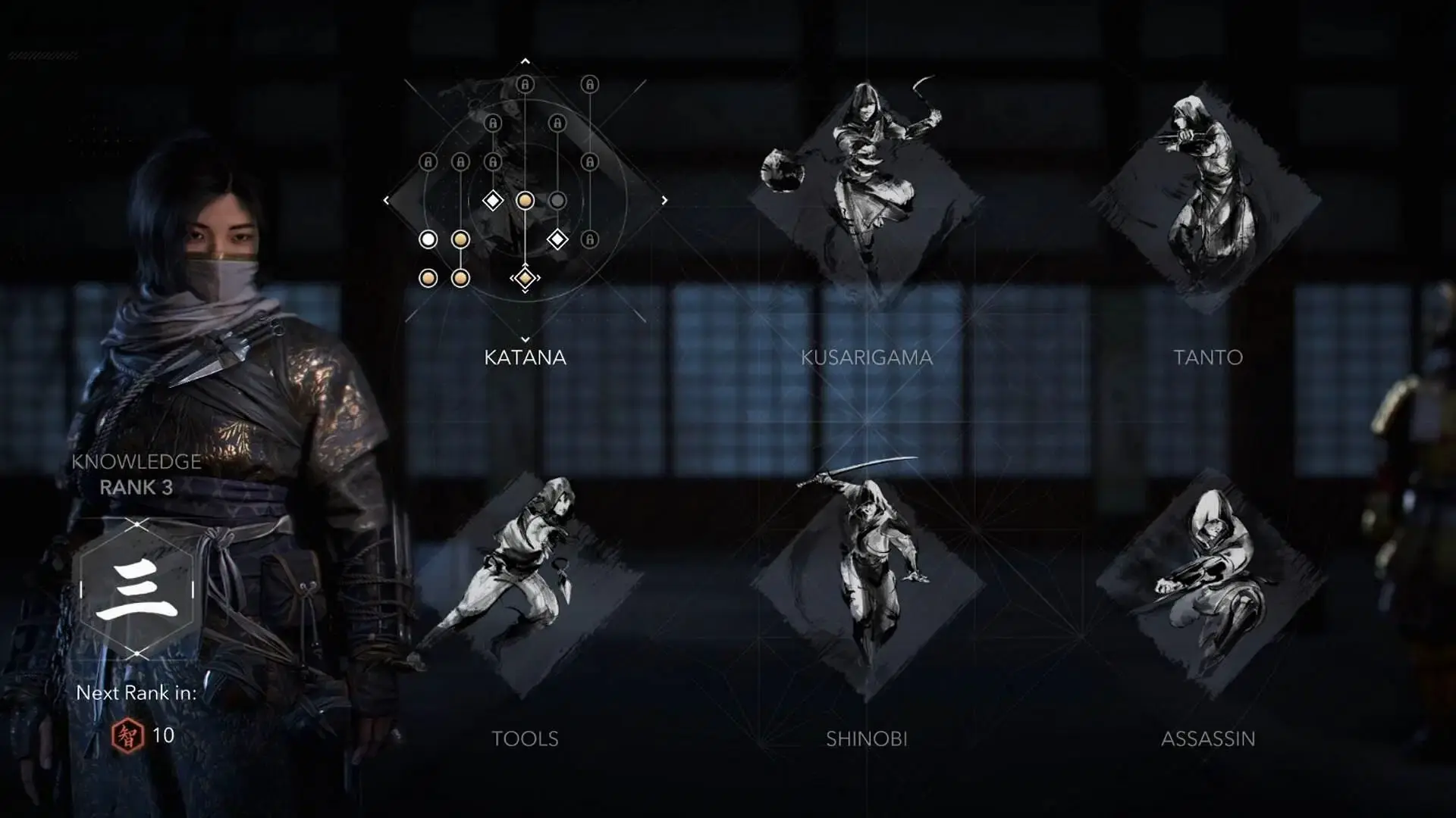 Naoes Abilities in Assassins Creed Shadows