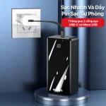 Pin sạc dự phòng Philips -DLP9693 - 22.5W With 3 Cables  - 30000mAh - Ảnh 5