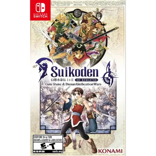Game Suikoden I & II HD Remaster Gate Rune And Dunan Unification Wars - Nintendo Switch