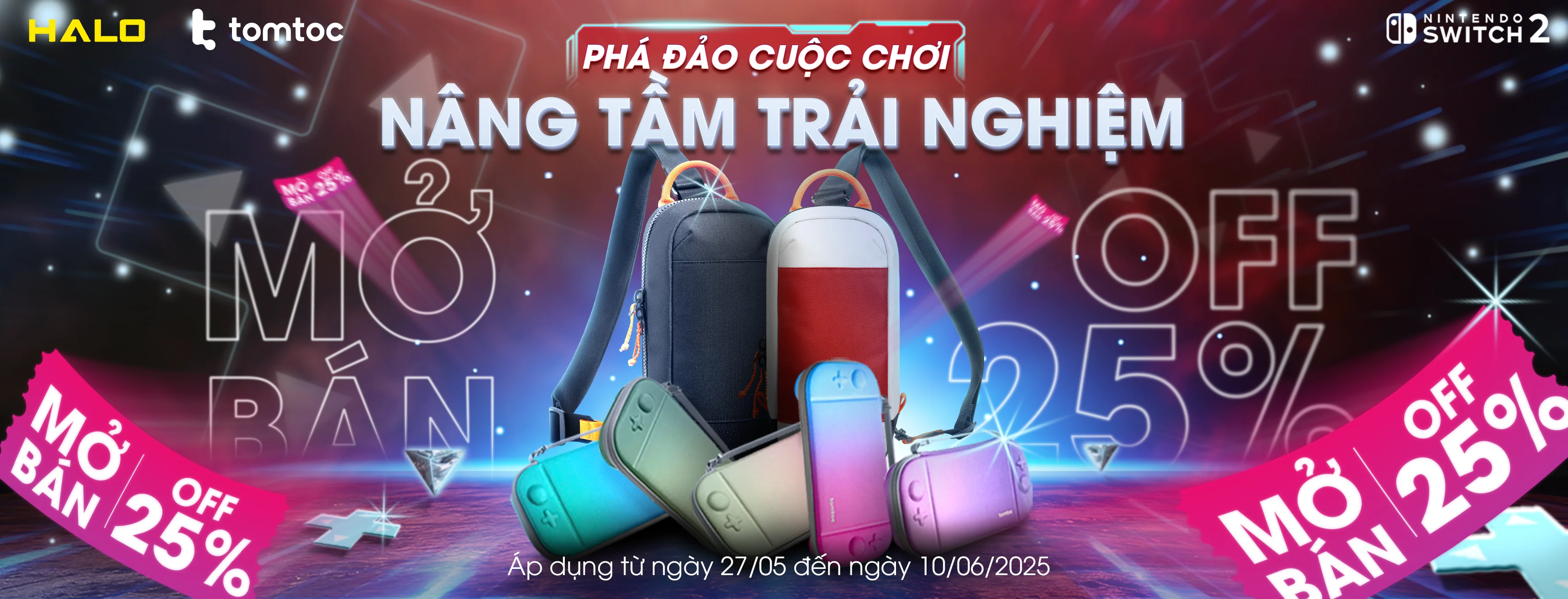 Phá Đảo Cuộc Chơi Cùng Nintendo Switch 2 Và Tomtoc! 1 1700 x 650