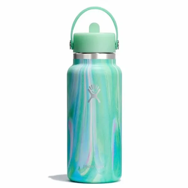 Bình Nước Giữ Nhiệt Hydro Flask Wide Flex Straw Cap Le 32 Oz - 946 Ml