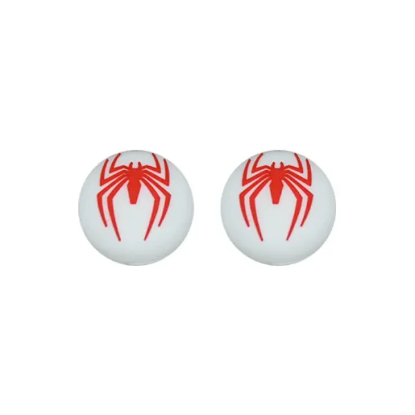 White Spider Man Symbol - PS4/PS5/XBOX/PRO Controller Analog Caps
