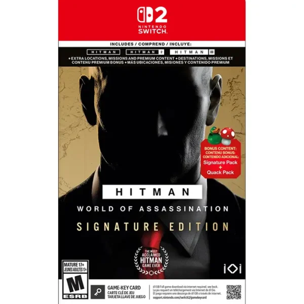 Game Hitman World of Assassination Signature Edition - Nintendo Switch 2