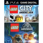 Game LEGO City Undercover + LEGO Jurassic World - PS4 - Digital