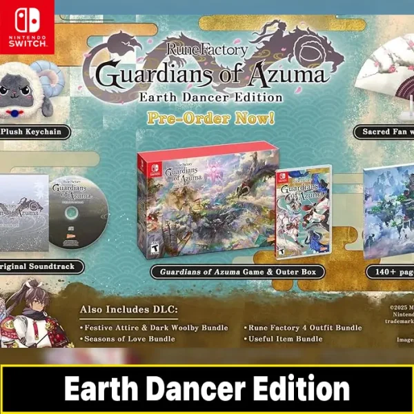 Game Rune Factory: Guardians of Azuma Earth Dancer Limited Edition - Nintendo Switch