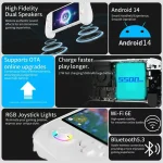 Anbernic - Retro Game Handheld RG557 - 256GB - Transparent Purle - Ảnh 7