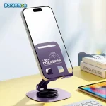 Rock - Doraemon N20 Mini Metal Desktop Phone Stand Purple - Ảnh 3