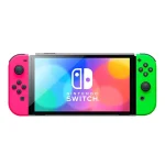 Nintendo Switch - Neon Pink And Neon Green + Micro SD 128GB - Secondhand