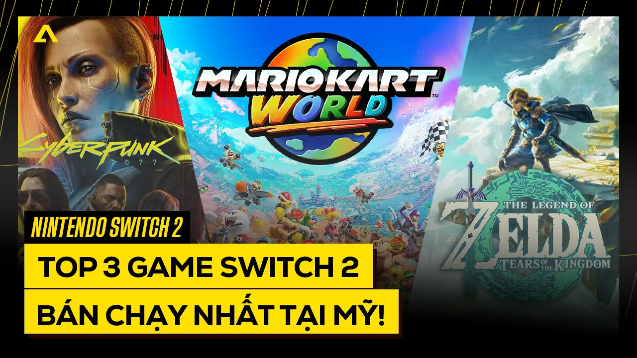 Top 3 Game Switch 2 Bán Chạy Nhất Tại Mỹ Sau 4 Ngày Ra Mắt 4 Top 3 Game Switch 2 Ban Chay Nhat Tai My Sau 4 Ngay Ra Mat