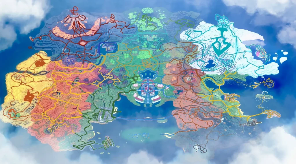 bản đồ Mario Kart World 
