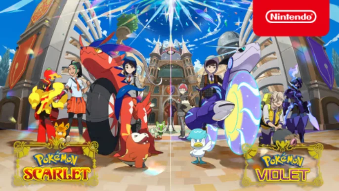 Nintendo tung video đầu tiên: Pokémon Scarlet and Violet chạy mượt mà 60 FPS trên Switch 2 2 pokemon scarlet violet dat 60fps switch 2