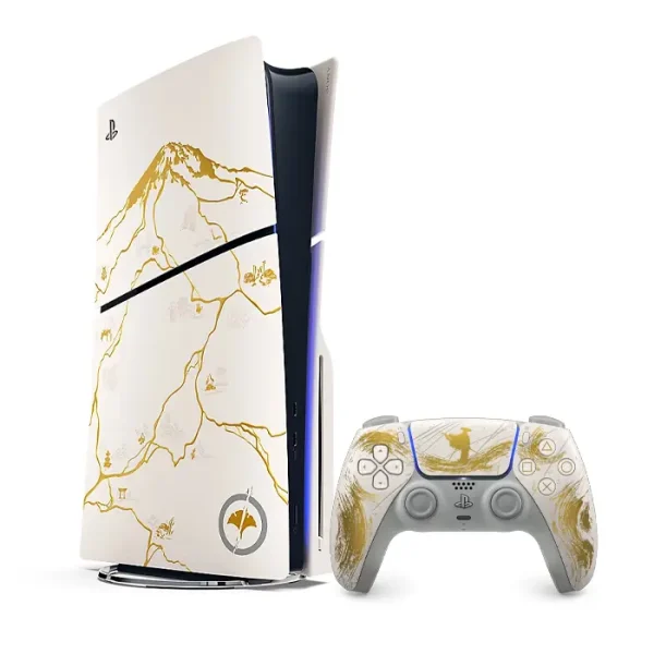 PS5 Slim Standard - Playstation 5 Slim Standard Ghost Of Yõtei Gold - Limited Edition - VN