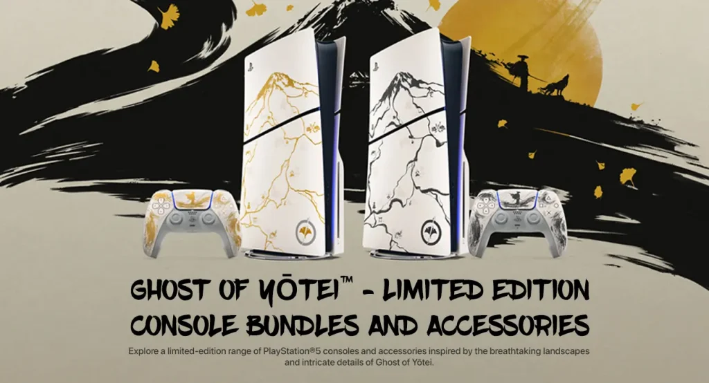 PS5 Slim Standard Ghost of Yōtei Black