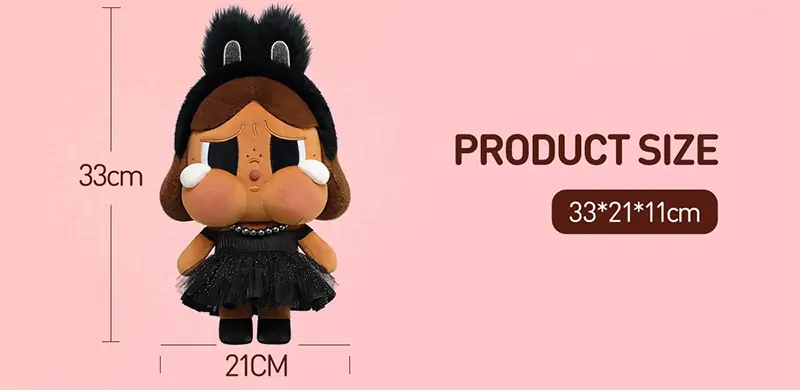 CRYBABY SHINY SHINY SERIES PLUSH DOLLS BLACK 02