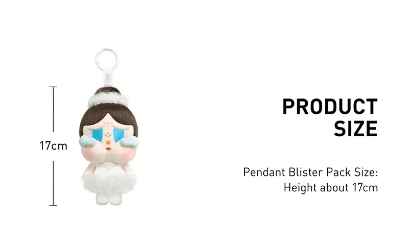 CRYBABY SHINY SHINY SERIES PLUSH PENDANT BLISTER PACK 02