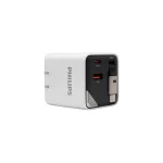 Philips - Wall Charger 65W Charger With Retractable USB-C Cable (DLP6335CW)