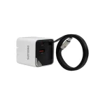 Philips - Wall Charger 65W Charger With Retractable USB-C Cable (DLP6335CW) - Ảnh 3