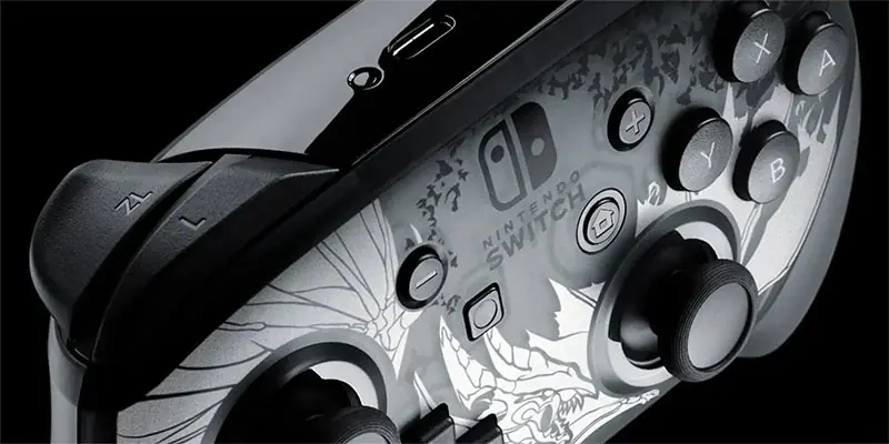Nintendo Switch Pro Controller Sunbreak Edition 3  Switch Pro Controller Sunbreak Edition
