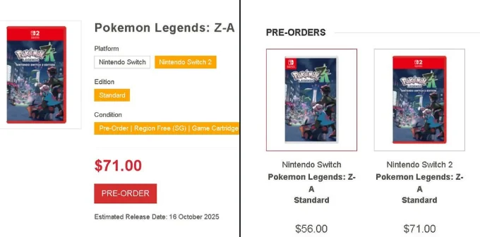 Switch 2 Đón Pokemon Legends Z-A: Giá Tốt Cho Game Thủ Đông Nam Á 4 Pokemon Legends Z-A