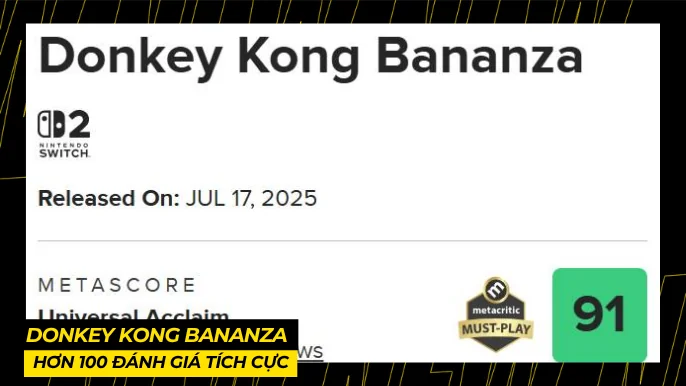 Donkey Kong Bananza: Hơn 100 Đánh Giá Tích Cực, Chờ Điểm EDGE Quyết Định 4 THUMB BAI VIET 10 12