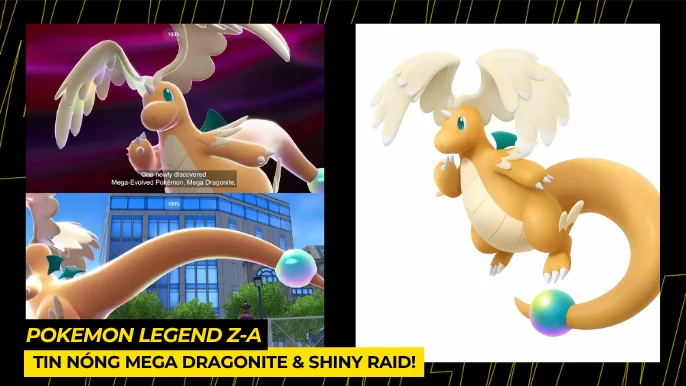 Pokemon Legend Z-A: Tin Nóng Mega Dragonite & Shiny Raid! 4 THUMB BAI VIET 10 9