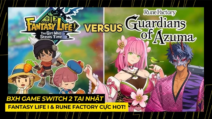 BXH Game Switch 2 Tại Nhật: Fantasy Life i & Rune Factory Cực Hot! 4 THUMB BAI VIET 3 2 3