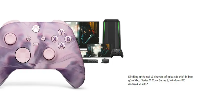 XBOX SERIES WIRELESS CONTROLLER DREAM VAPOR 03
