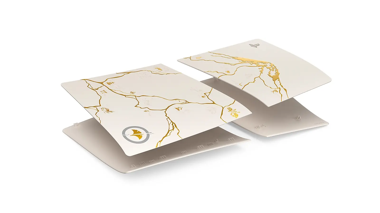 limited edition PS5 Pro console cover with gold detailing