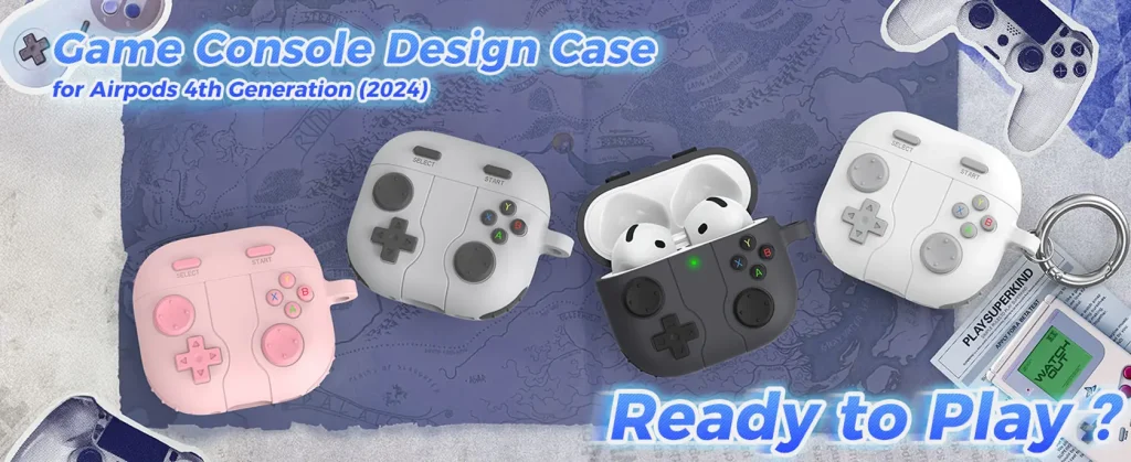 AIRPODS 4 SILICON CASE CONTROLLER AHASTYLE 01