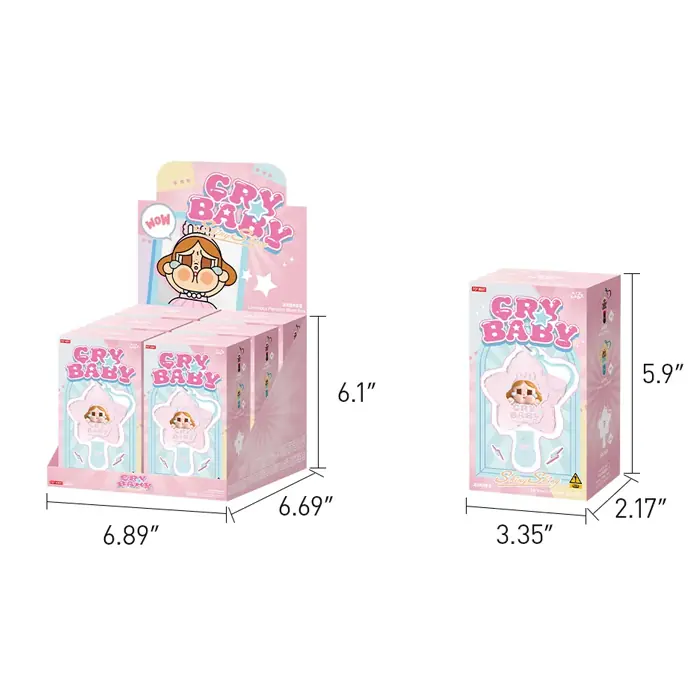 Popmart - Crybaby Shiny Shiny Series Luminous Pendant Blind Box Full Set 4 CRYBABY SHINY SHINY SERIES LUMINOUS PENDANT BLIND BOX FULL SET 04