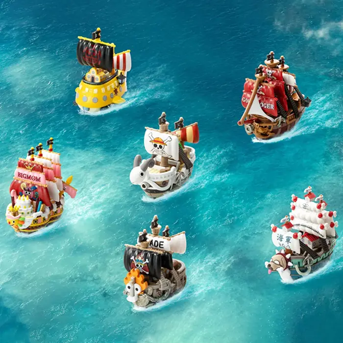 ONE PIECE THE GRAND LINE SERIES VEHICLES BLIND BOX FULL SET 01