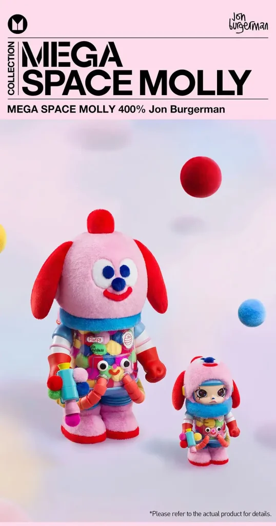 POP MART MEGA SPACE MOLLY 400 JON BURGERMAN 01