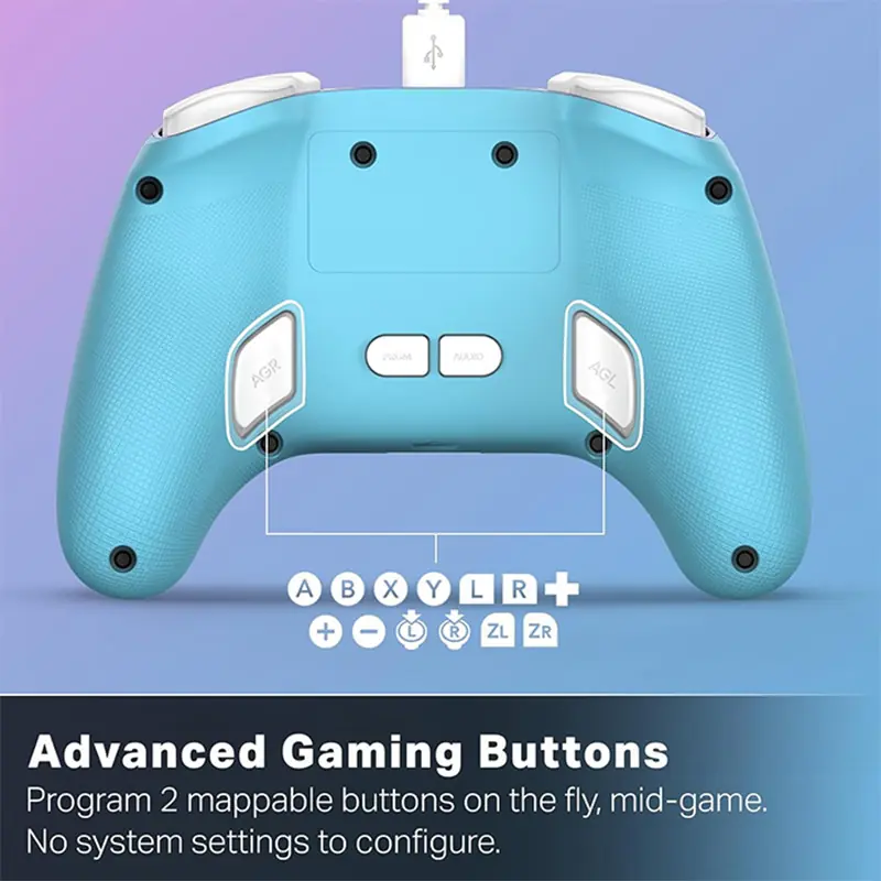 POWER A NINTENDO SWITCH 2 WIRED CONTROLLER MUSHROOM KINGDOM 04
