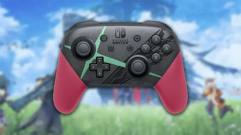 Switch Pro Controller - Xenoblade Chronicles 2 - Secondhand 1 SWITCH PRO CONTROLLER XENOBLADE CHRONICLES 2 01