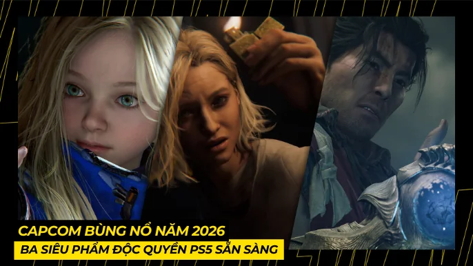 Capcom Bùng Nổ Năm 2026: Ba Siêu Phẩm Độc Quyền PS5 Sẵn Sàng Khuấy Đảo Thị Trường! 2 THUMB BAI VIET 6 10